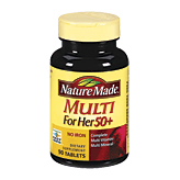 Nature Made Multi for her 22 key nutrients to support 50+ women's health, dietary supplement tablets Full-Size Picture